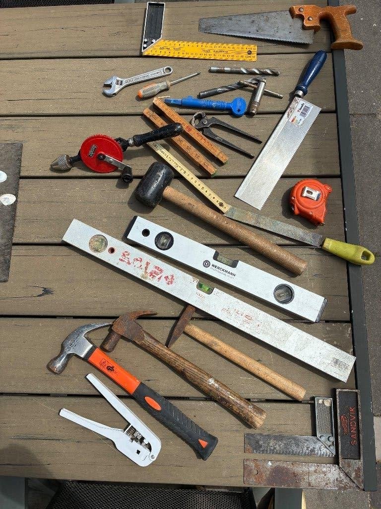 Divers gereedschap, Ophalen, Gebruikt