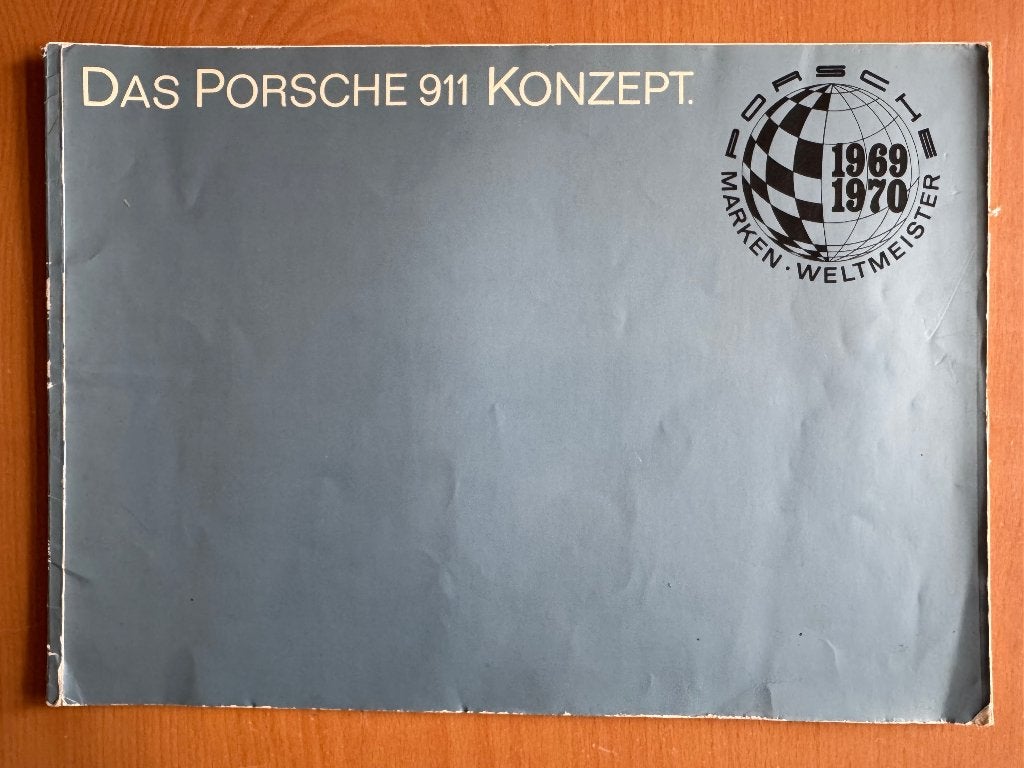 Brochure Porsche 911 2.2 (F-serie), 1970, Ophalen of Verzenden, Gelezen, Porsche