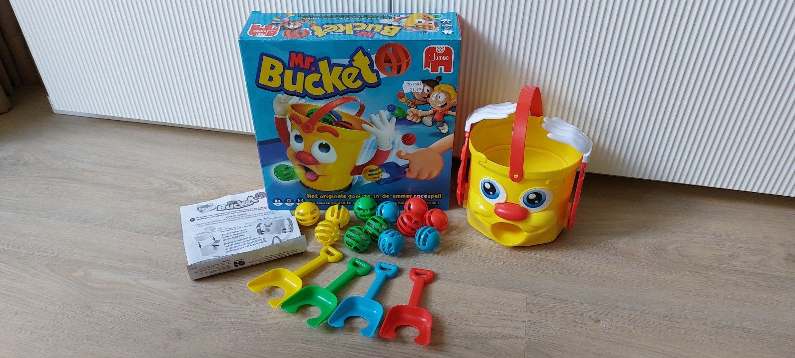 Mr. Bucket spel van Jumbo - Compleet en in goede staat, Ophalen of Verzenden, Zo goed als nieuw, Jongen of Meisje