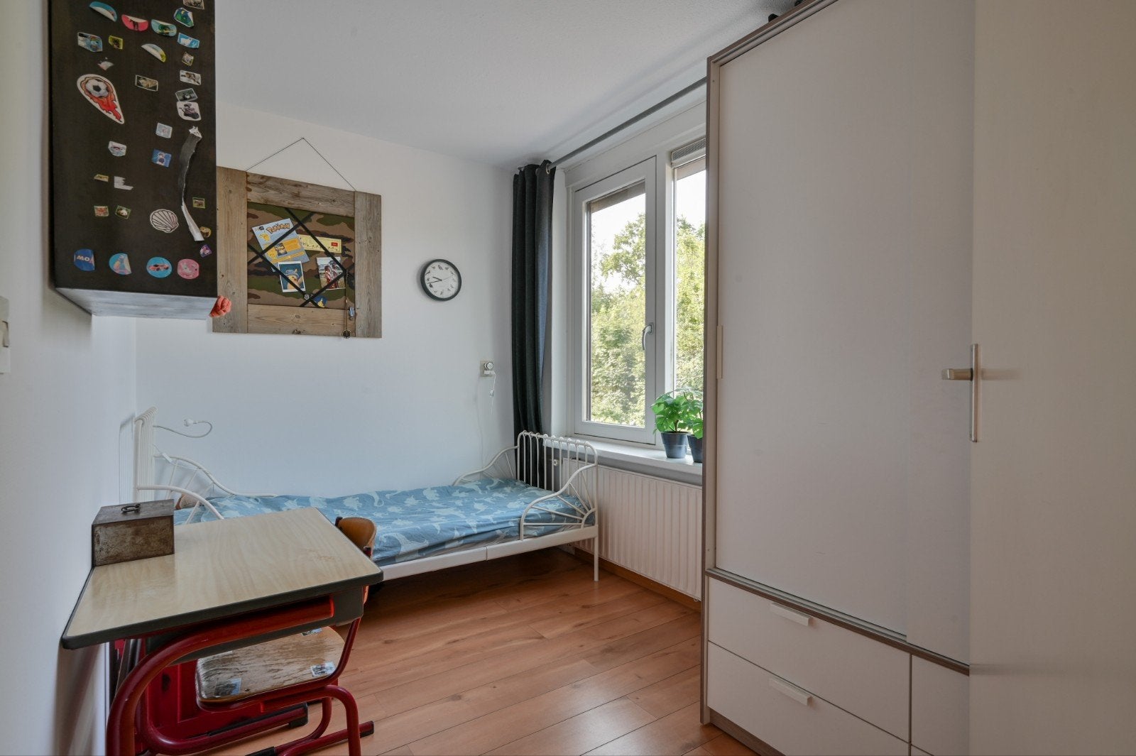 IKEA Minnen uitschuifbaar bed wit (zonder matras), Ophalen, Eenpersoons, Wit, 190 cm of minder