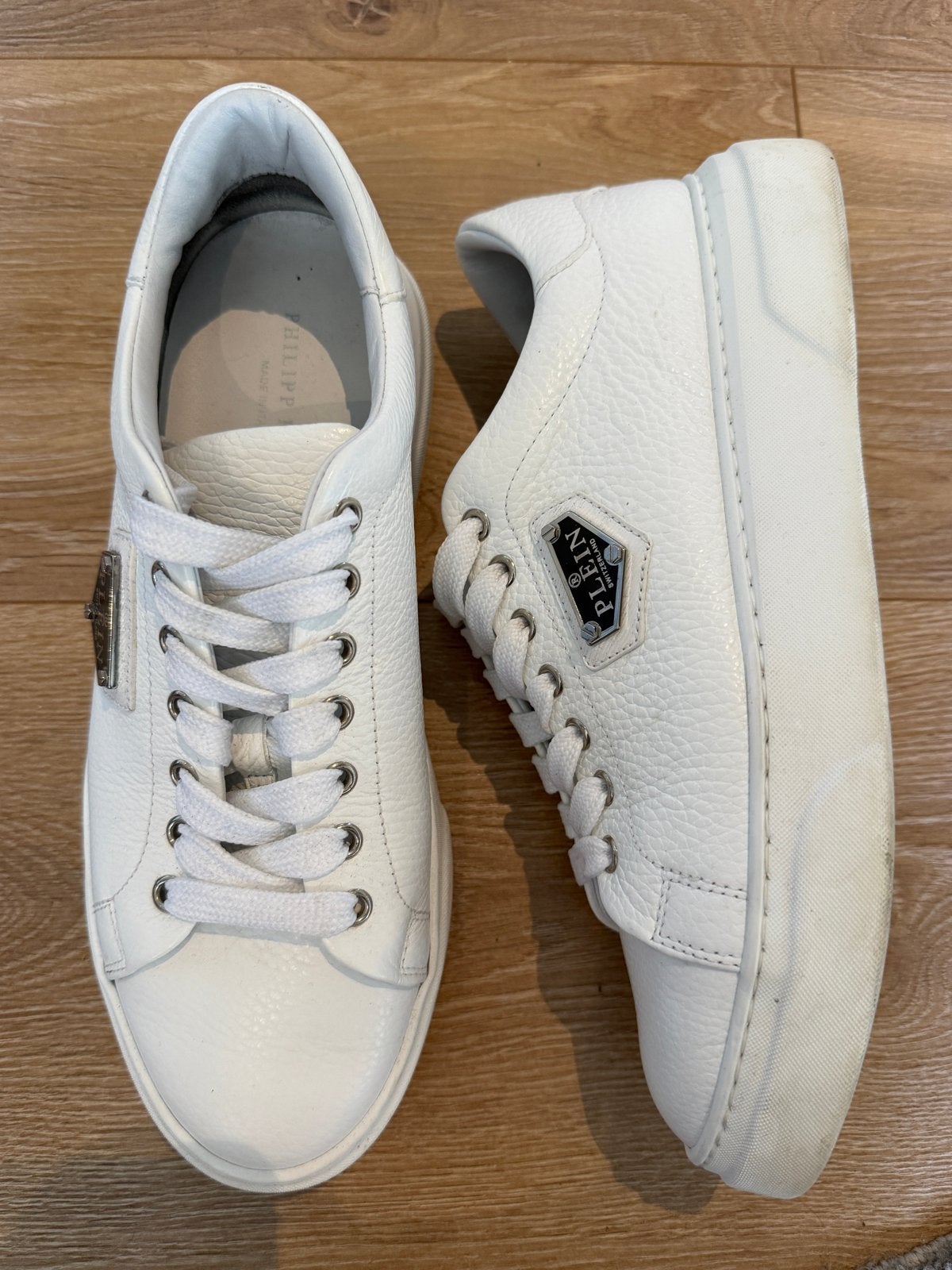 Philipp Plein sneakers wit - Maat 43, Verzenden, Wit, Sneakers of Gympen, Zo goed als nieuw