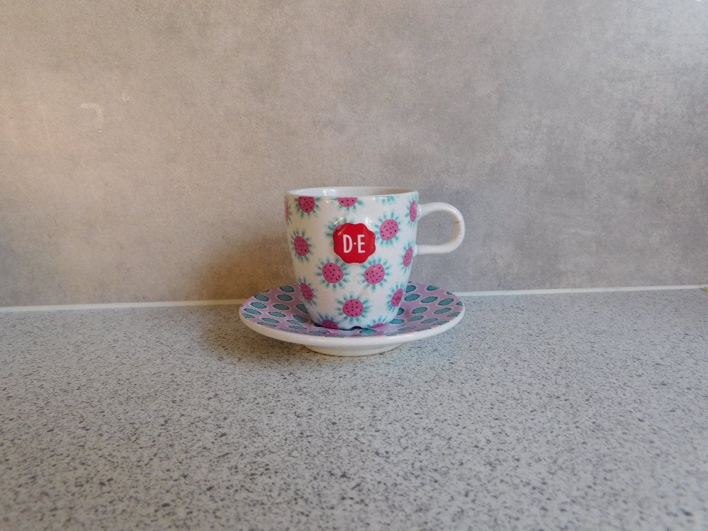 Kop en schotel Kinderservies Douwe Egberts, Huis en Inrichting, Keuken | Servies, Overige merken, Ophalen of Verzenden, Zo goed als nieuw