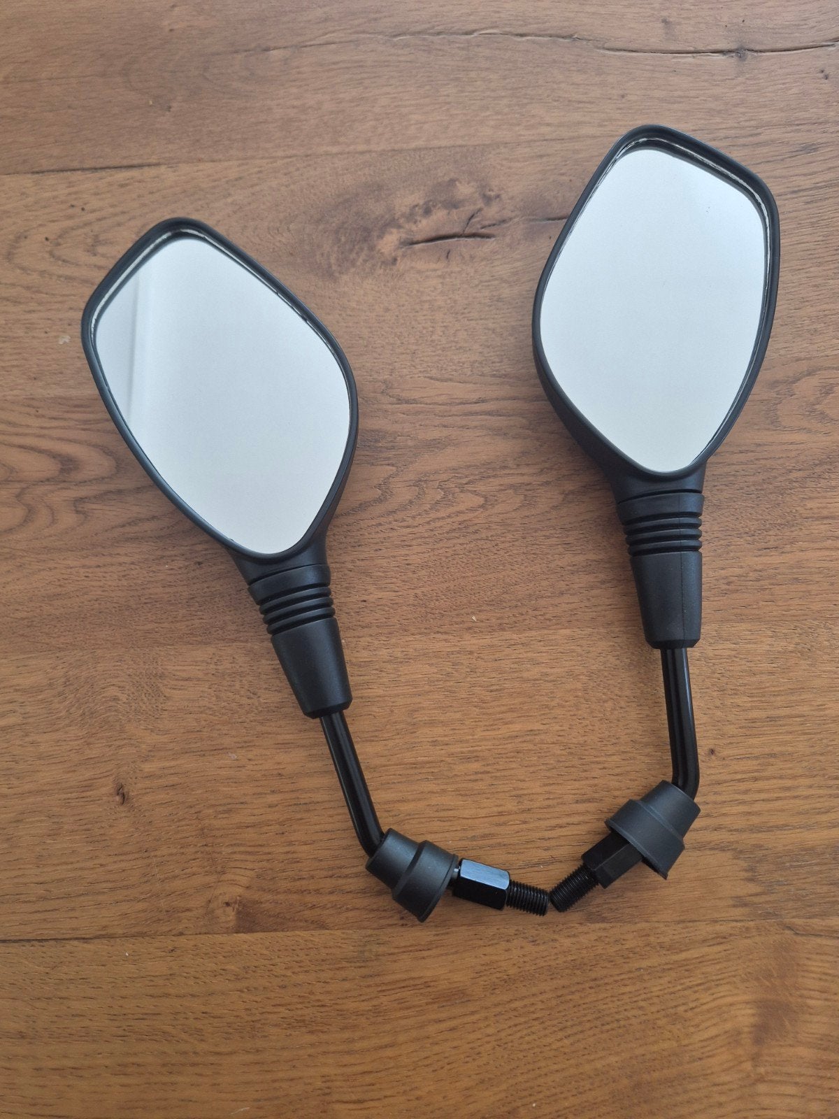 Nieuwe Motor Spiegels Set - Universeel Zwart, Fietsen en Brommers, Ophalen, Nieuw, Overige typen, Onbekend