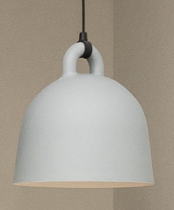 Normann Copenhagen Bell Hanglamp Grijs, Huis en Inrichting, Lampen | Hanglampen, Ophalen of Verzenden, Zo goed als nieuw, Metaal