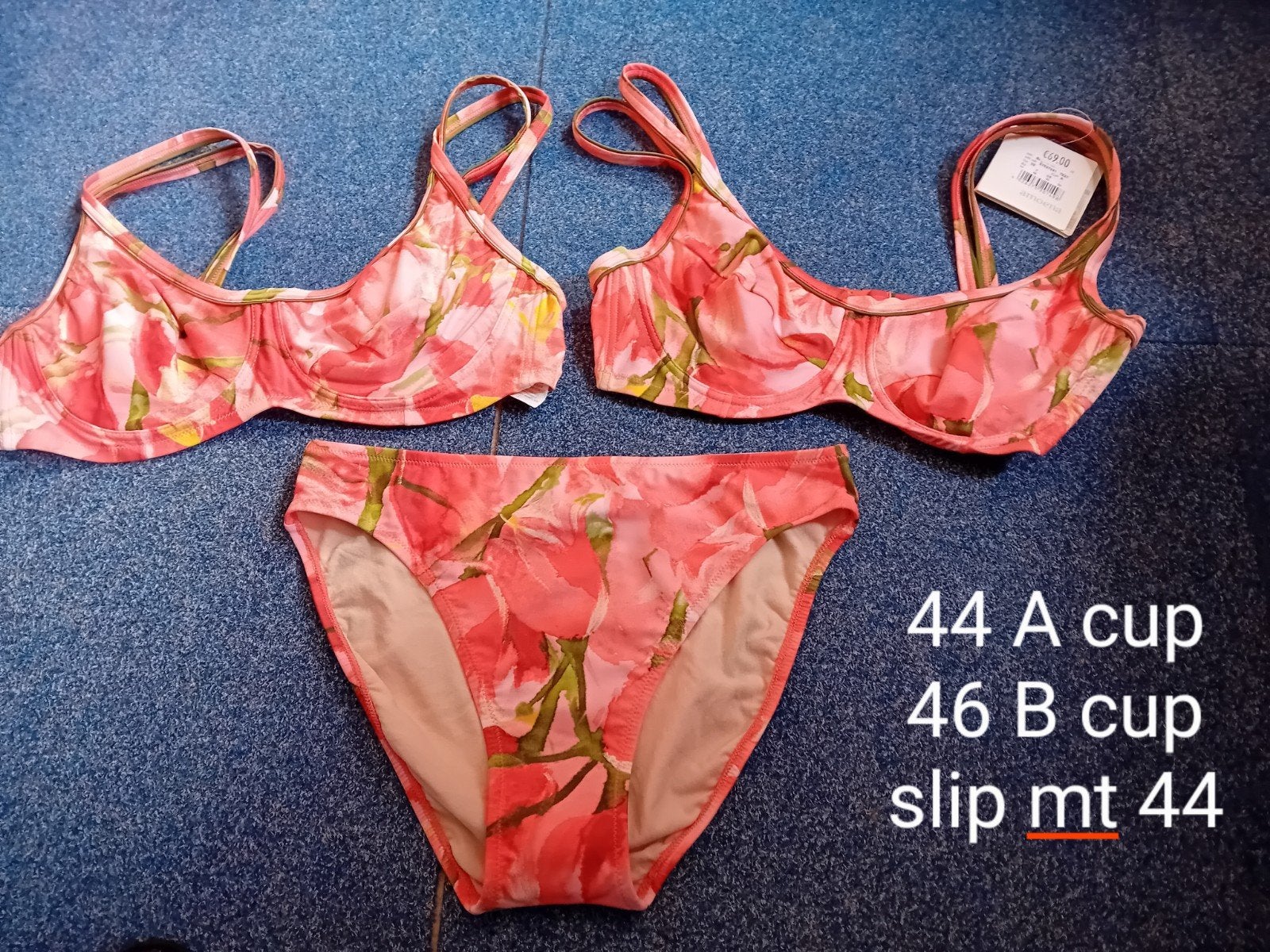 Prothese Bikini "s mt 44, Ophalen of Verzenden, Nieuw, Blauw, Bikini