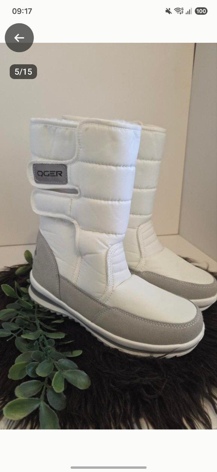 Witte OGER Snowboots - Maat 38, Ophalen of Verzenden