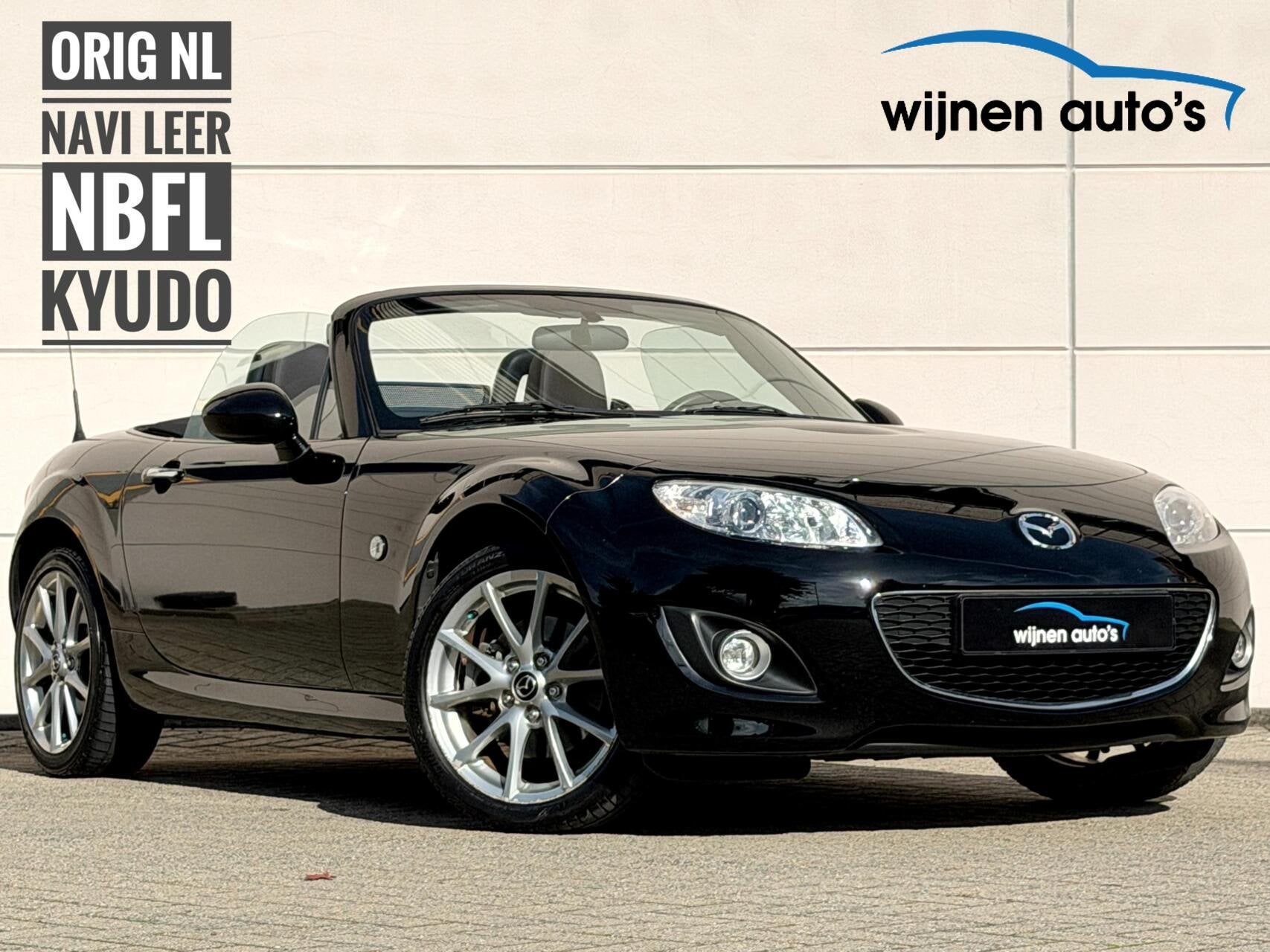 Mazda MX-5 NC(FL) 1.8 Kyudo/ Cruise/ Dealeroh/ Leer/ Camera, Achterwielaandrijving, Gebruikt, 4 cilinders, Cabriolet