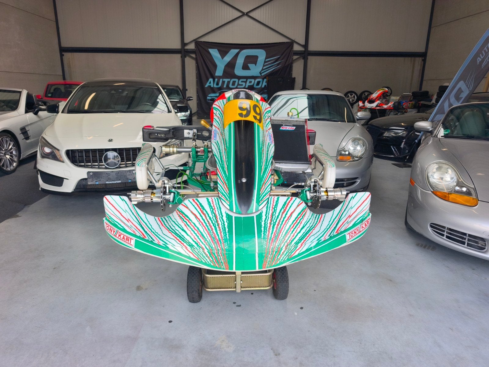 Tony Kart Racer 401RR KZ  - Klaar voor het circuit, Ophalen of Verzenden, Gebruikt, Kart