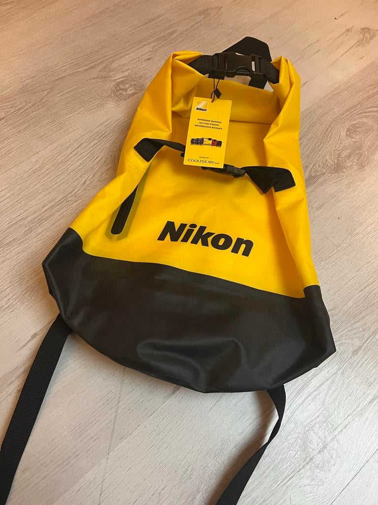Nikon Waterdichte Rugzak - Geel/Zwart - Nieuw, Ophalen of Verzenden, Nieuw