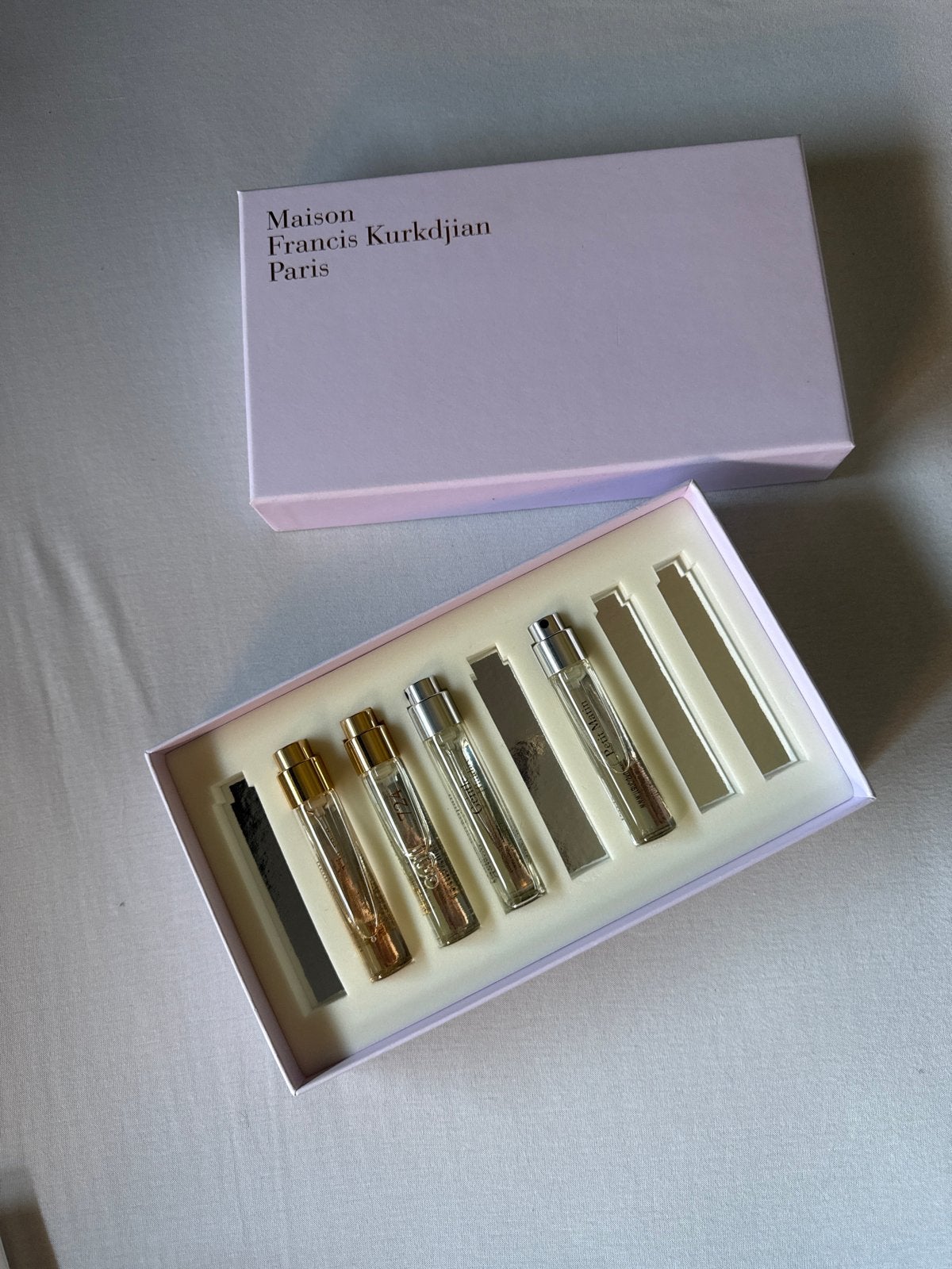 Maison Francis Kurkdjian Paris parfum samples, Verzenden, Zo goed als nieuw