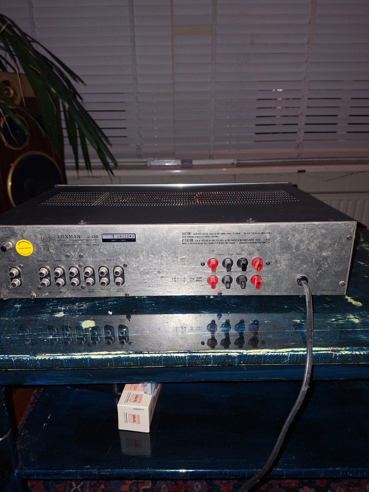 Luxman L-230 versterker., Ophalen of Verzenden, Gebruikt, Minder dan 500 watt