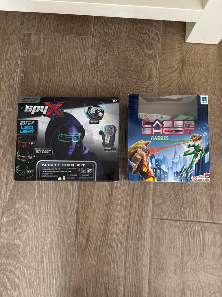 Spy X Night Ops Kit & Laser X Blasters Speelgoedset, Ophalen of Verzenden, Zo goed als nieuw, Jongen of Meisje