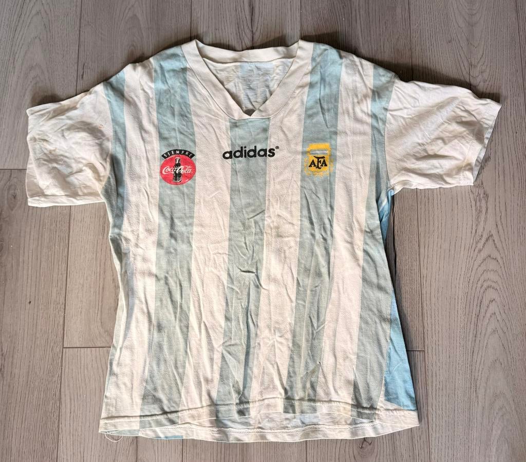 Oud voetbalshirt Argentinië voetbal shirt matchworn ?, Verzamelen, Sportartikelen en Voetbal, Ophalen of Verzenden, Zo goed als nieuw