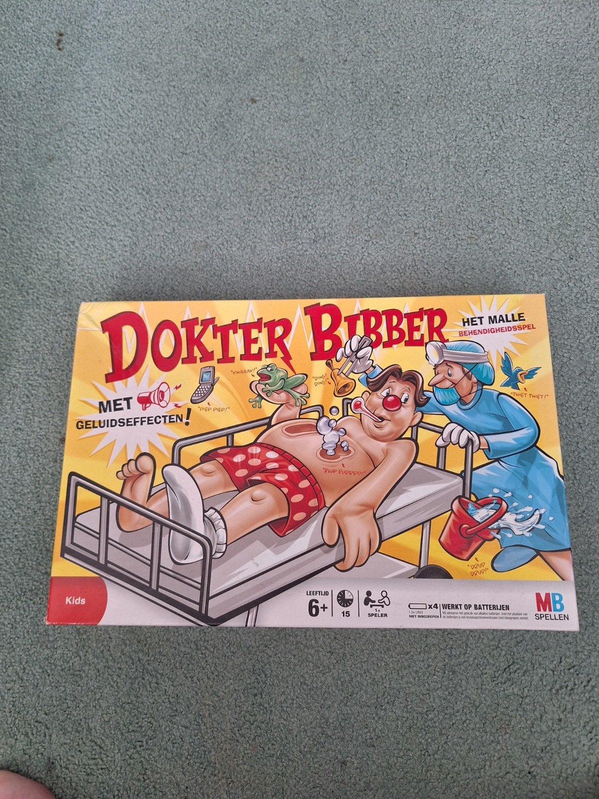 Dokter Bibber, spel, Ophalen of Verzenden, Zo goed als nieuw, MB Spellen