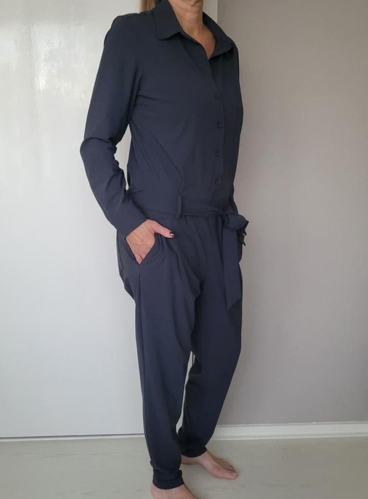 Studio Anneloes Angelique jumpsuit XL Antracietgrijs Travels, Studio Anneloes, Maat 46/48 (XL) of groter, Ophalen of Verzenden