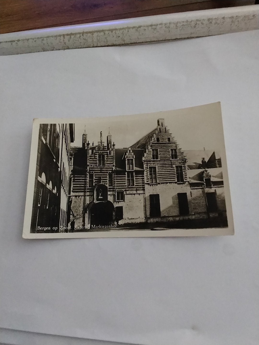 Oude Ansichtkaart Bergen op Zoom -  Kazerne Markiezenhof, Ophalen of Verzenden, Voor 1920, Noord-Brabant