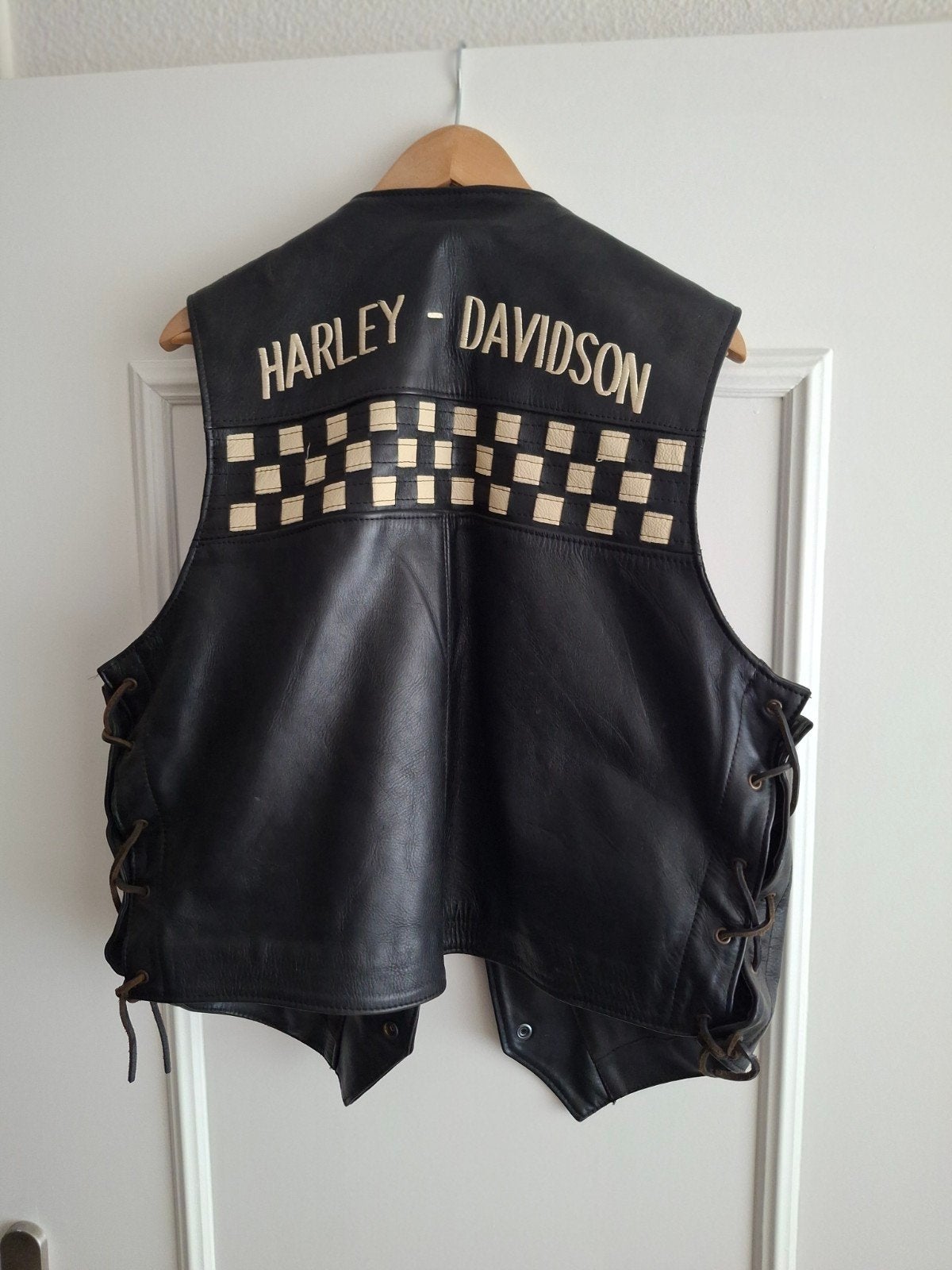 Harley davidson jas vest gilet, Motoren, Ophalen of Verzenden, Tweedehands, Jas | textiel