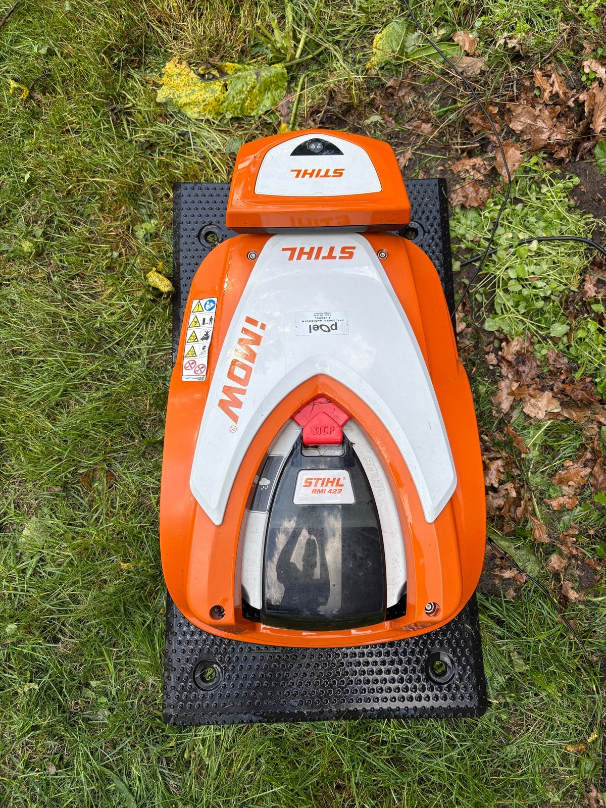 Stihl iMow RMI 422 Robotmaaier - Zo goed als nieuw, Ophalen, Cirkelmaaier, Accu-grasmaaier, Zo goed als nieuw