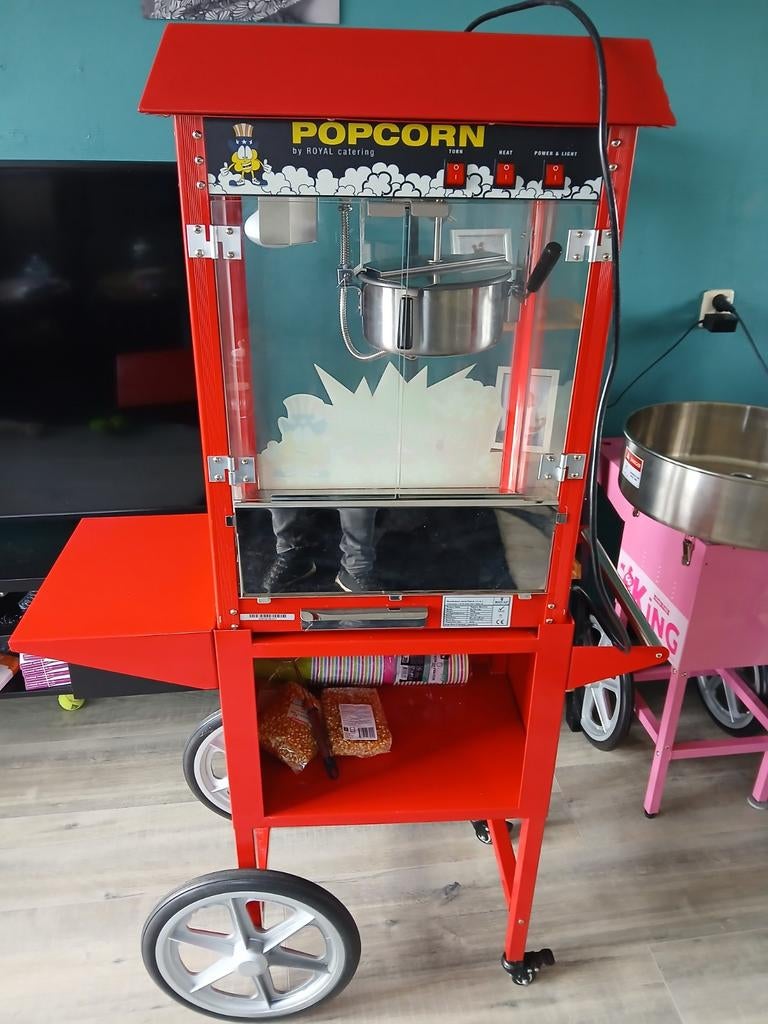 Popcorn en suikerspin te huur, Ophalen of Verzenden