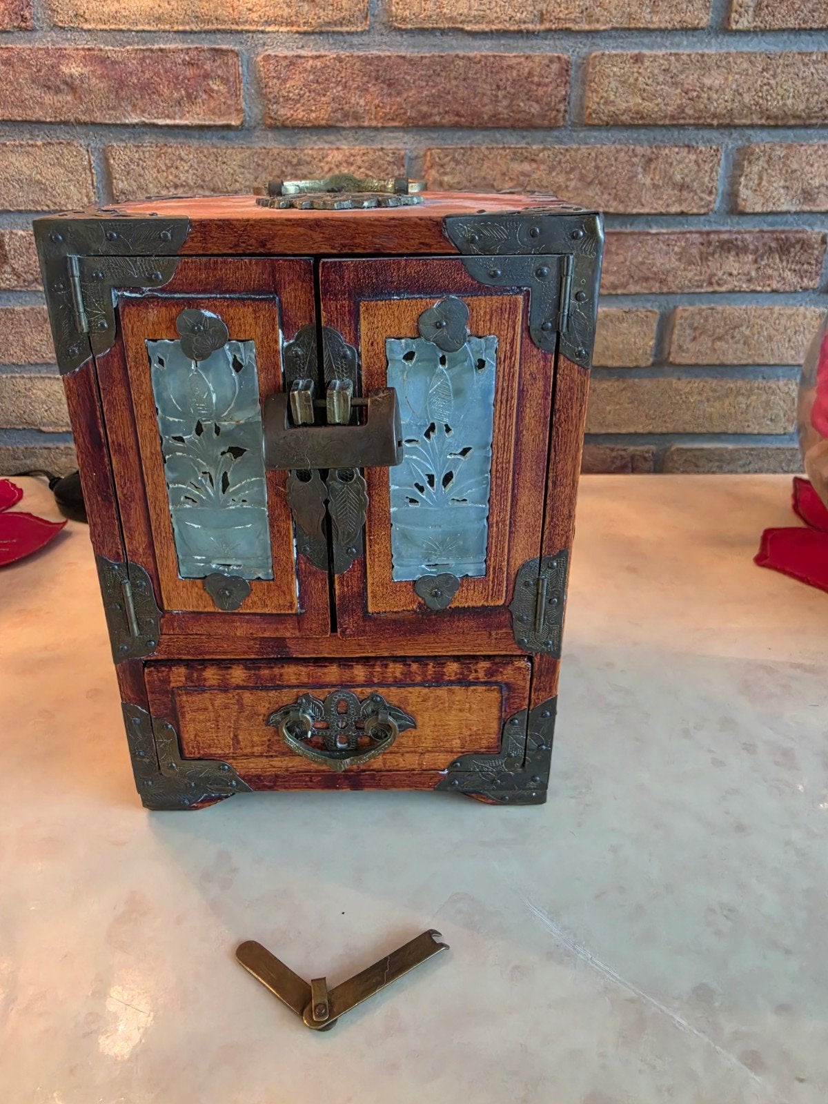 Chinese antieke / vintage sieraden kast compleet, Ophalen of Verzenden