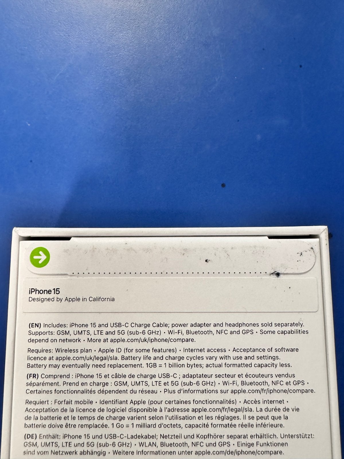 Nieuwe iPhone 15 Zwart 128GB - Ongeopend met bon, 128 GB, IPhone 15, Zwart, Nieuw