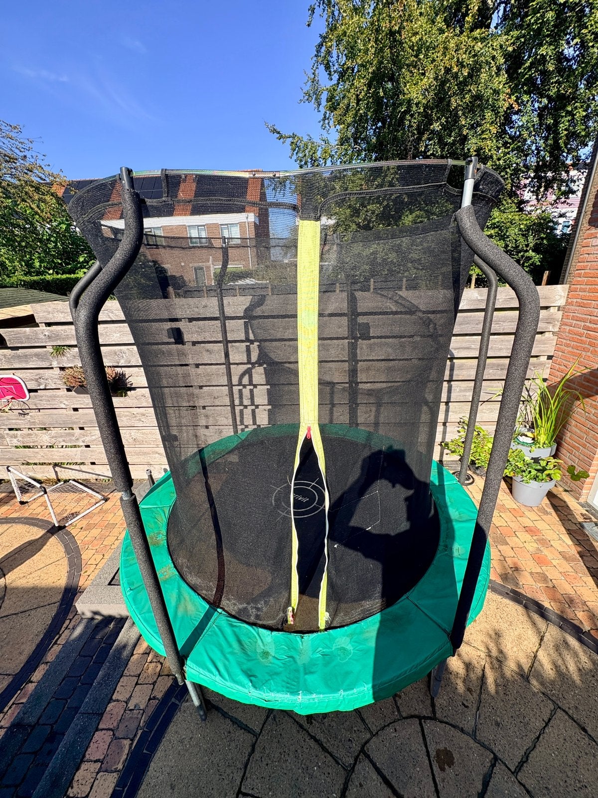 Trampoline Crivit met net 200 cm / 2 meter in goede staat!, Ophalen of Verzenden, Zo goed als nieuw