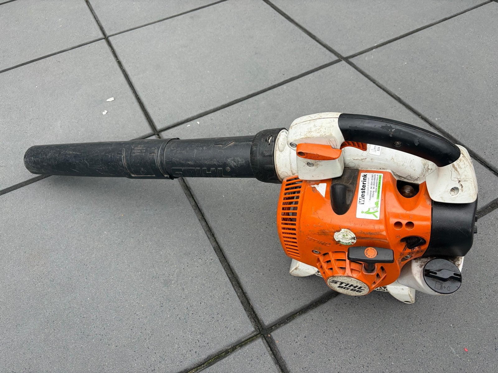 Stihl BG 86 bladblazer - Krachtige benzine bladblazer, Ophalen of Verzenden, Gebruikt, Benzine, Handgedragen