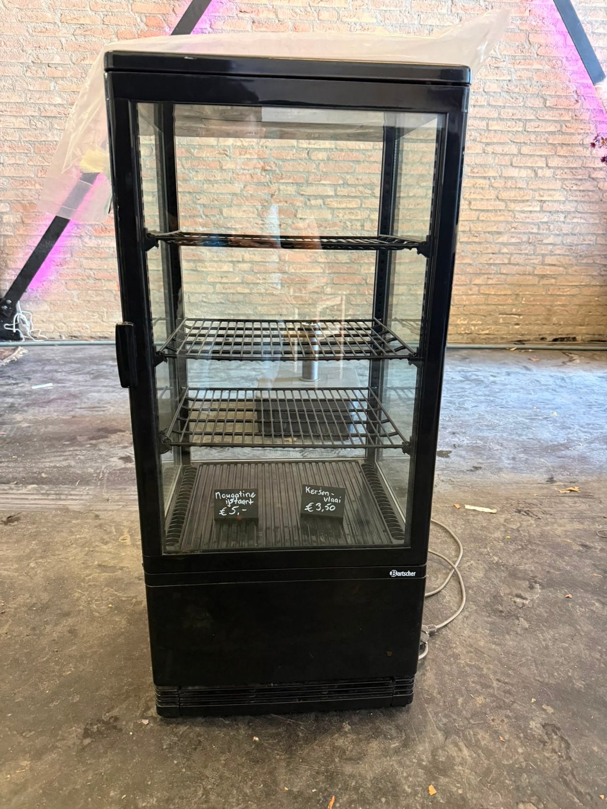 Bartscher Koelvitrine RT-78B-2 - Perfect voor Horeca, Ophalen of Verzenden, Gebruikt, Koelen en Vriezen