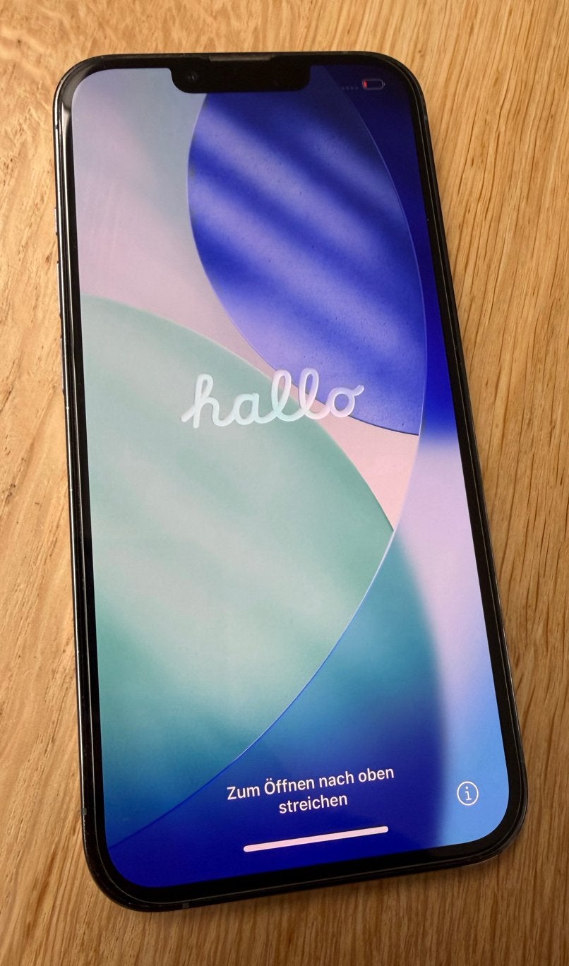 iPhone 13 Pro 128GB lichtblauw - Goed, achterkant gebarsten, Ophalen, Blauw, IPhone 13 Pro, Zonder simlock
