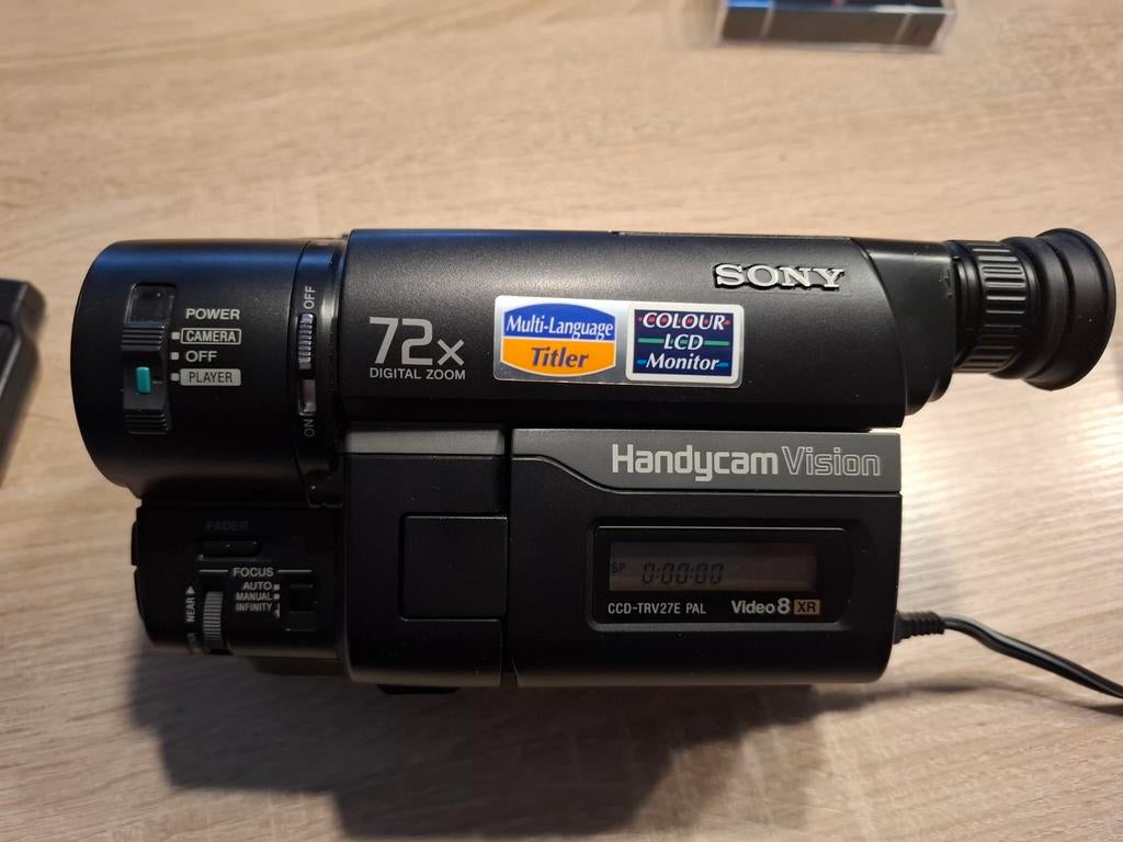 Sony Handycam Vision CCD-TRV27E PAL Video 8 XR Camcorder, Ophalen of Verzenden, 8mm, Camera
