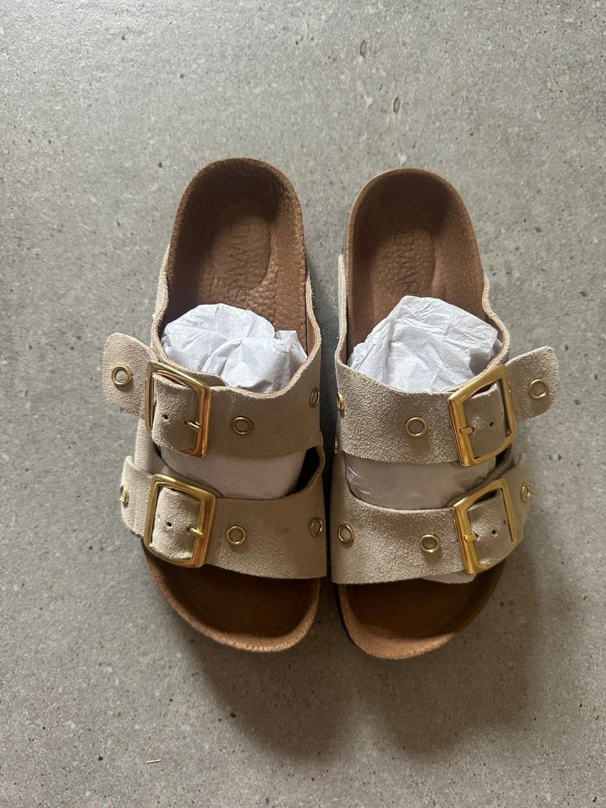DWRS sandalen maat 36, Kleding | Dames, Beige, Zo goed als nieuw, Sandalen of Muiltjes, Ophalen of Verzenden