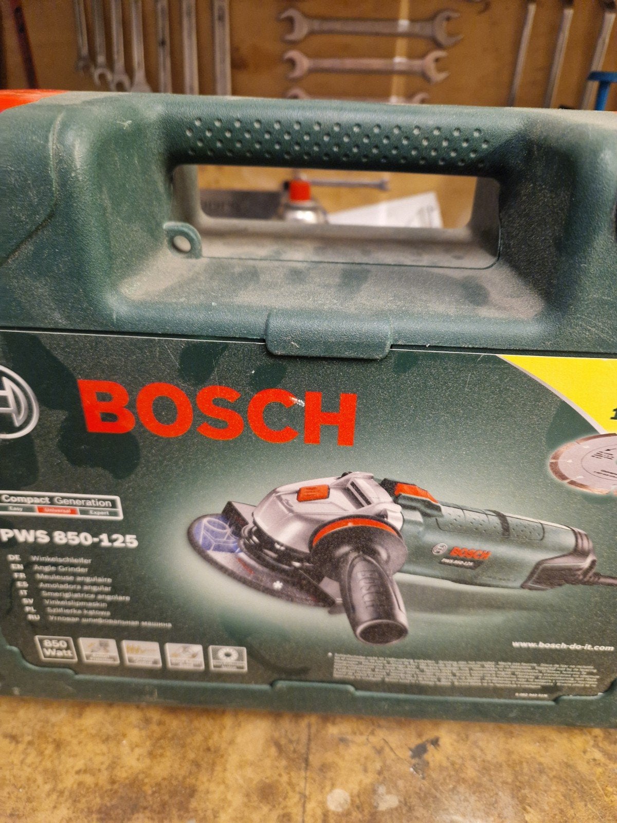 Bosch haakse slijper.zeer goede haakse slijper, Ophalen