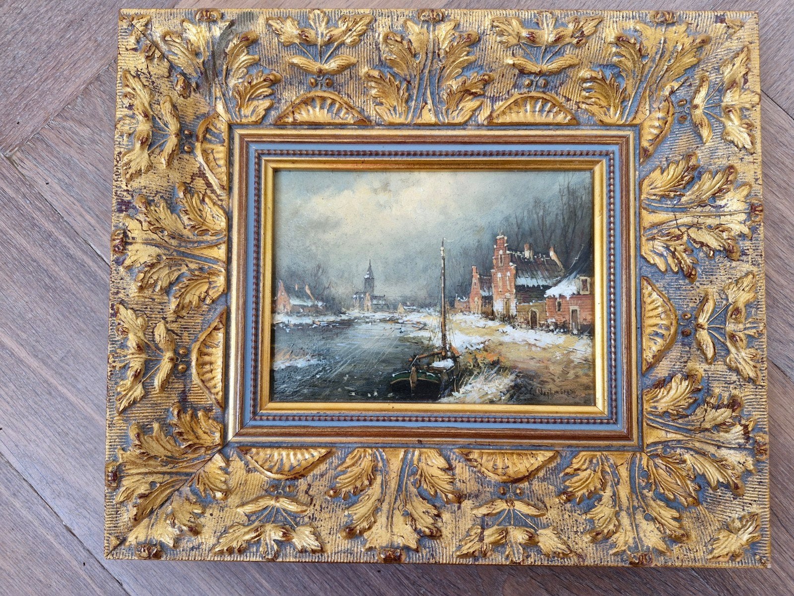 G. Nijland schilderij, Ophalen