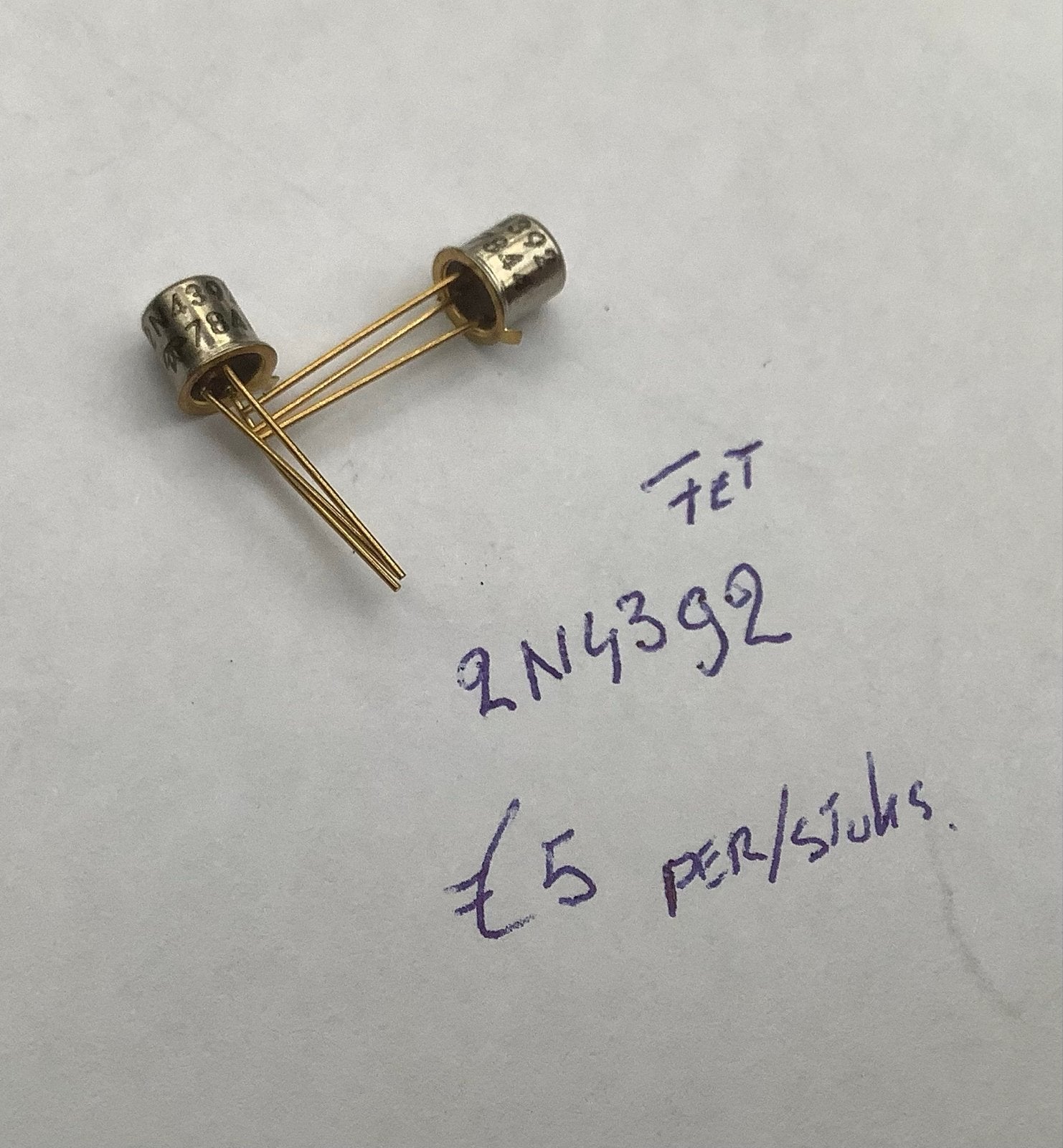 FET 2N4392 Transistor - Per stuk, Hobby en Vrije tijd, Ophalen of Verzenden, Nieuw