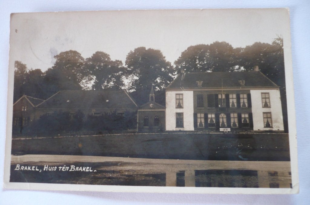 fotokaart brakel huize brakel gelopen de zegel is er van af, Verzenden, 1920 tot 1940, Gelopen, Gelderland