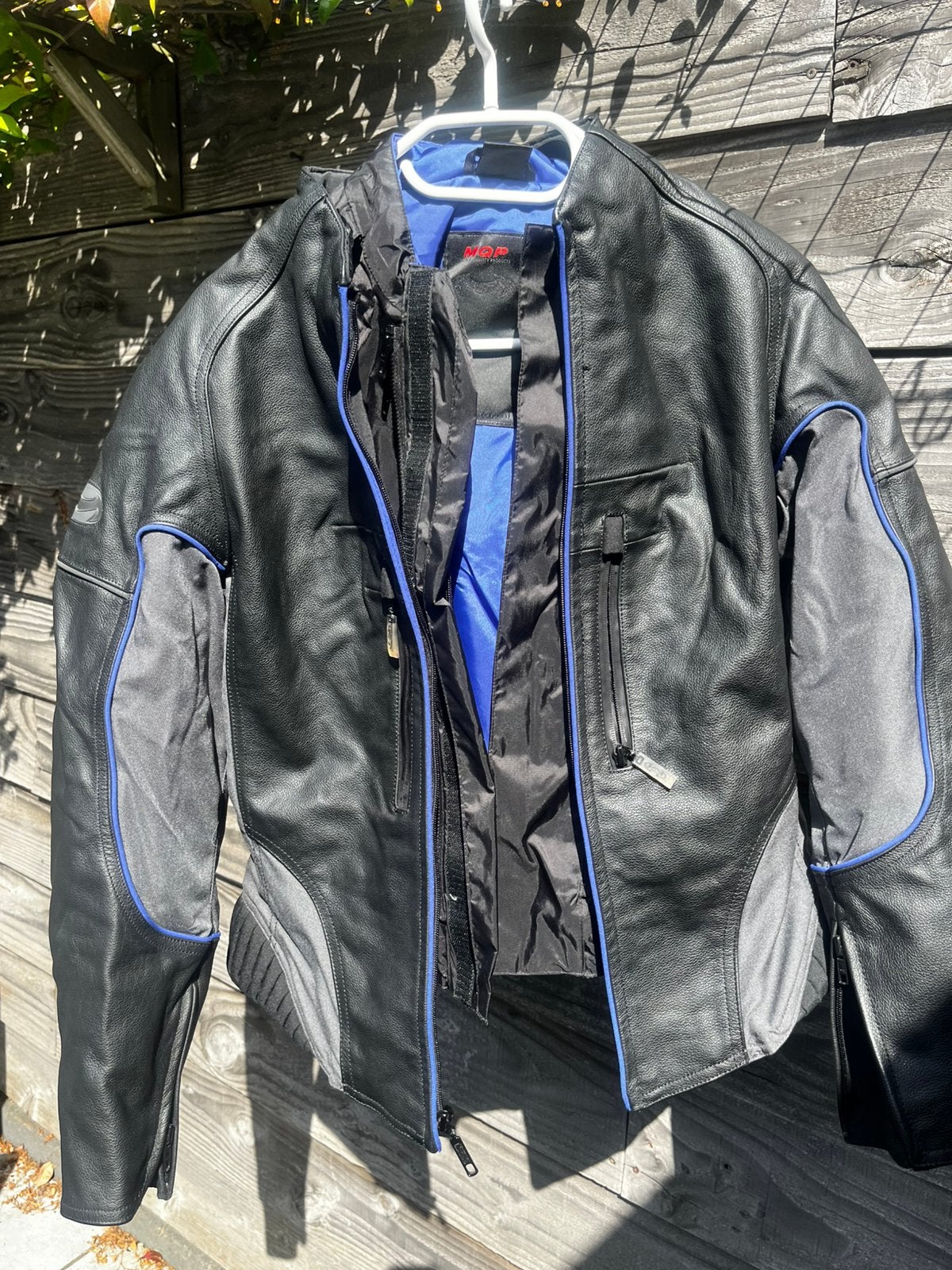 MQP leder motorjack dames mt 40, Motoren, Ophalen of Verzenden, Tweedehands, Dames, Jas | leer