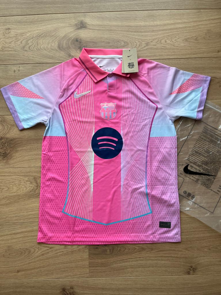 FC Barcelona x Spotify Nike voetbalshirt roze maat M nieuw, Ophalen of Verzenden, Nieuw, Maat 48/50 (M), Roze