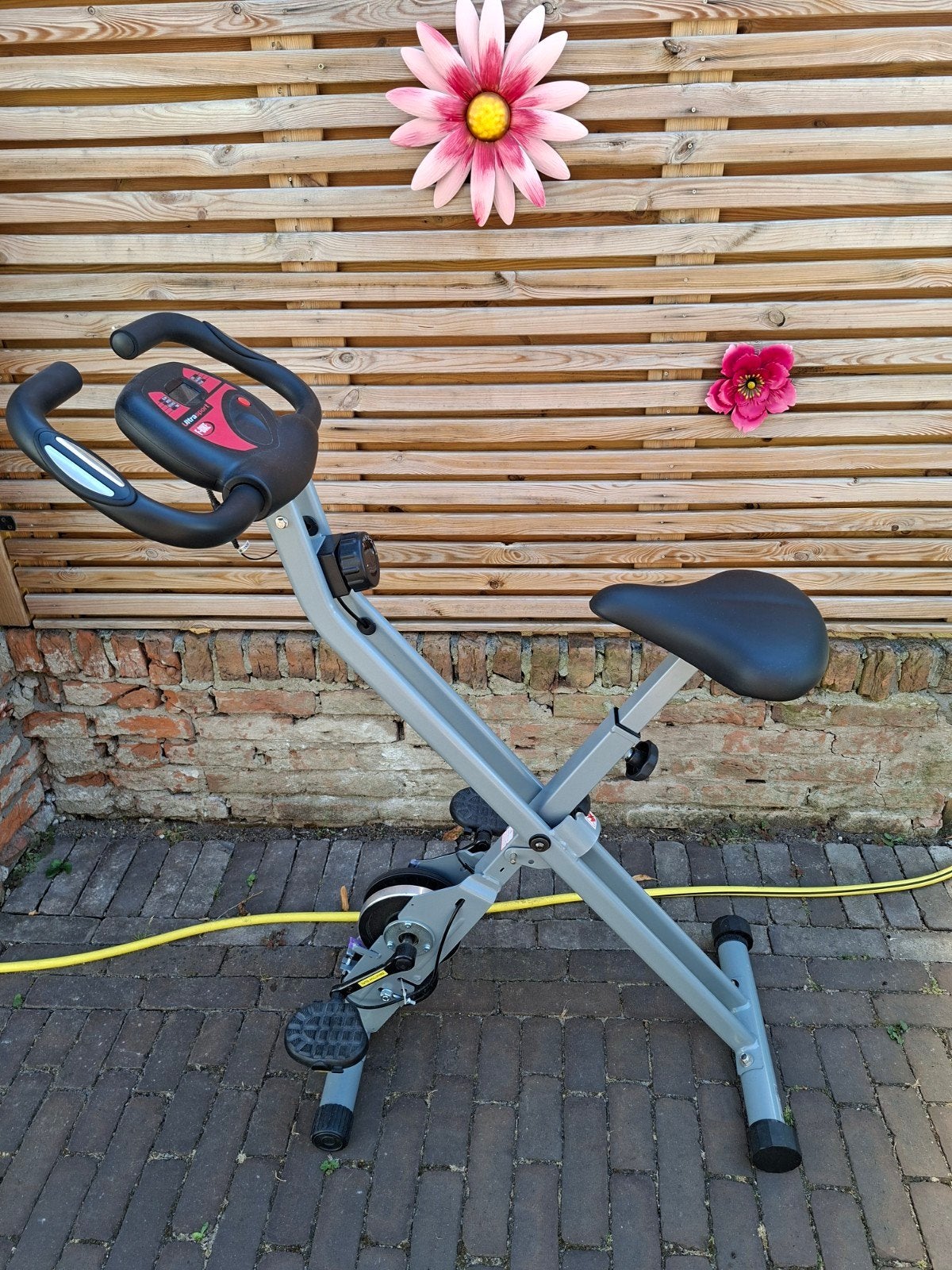 Inklapbare hometrainer Ultrasport F-bike, Ophalen, Gebruikt, Metaal, Stoelfiets