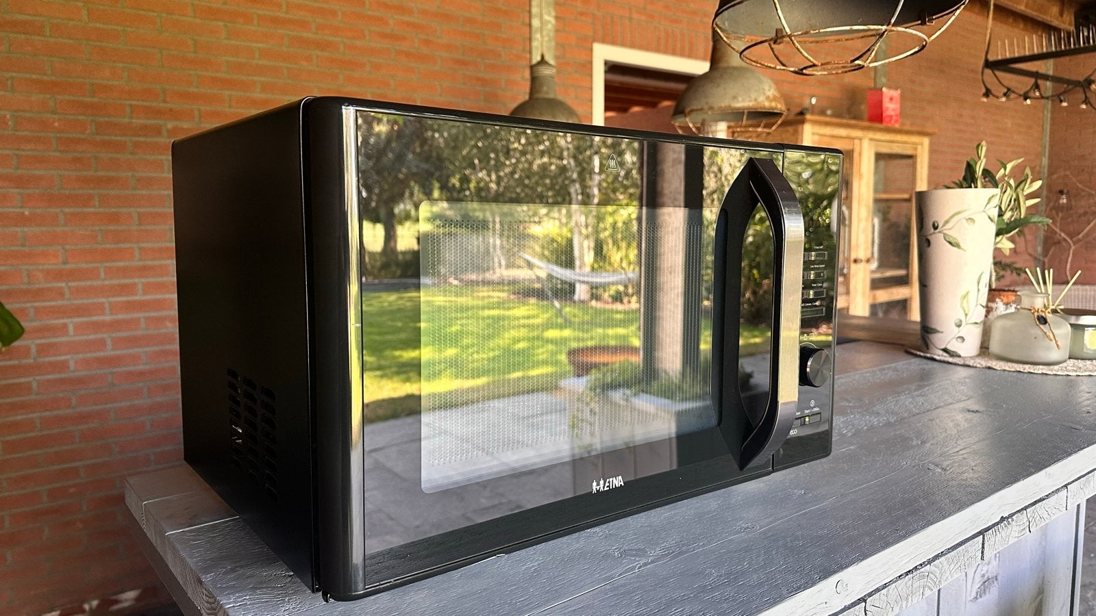 Etna Combimagnetron met ovenfunctie, Witgoed en Apparatuur, Magnetrons, Ophalen, Combimagnetron, Grill, Zo goed als nieuw