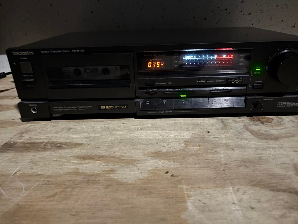 Technics RS-B705 stereo cassette deck, Ophalen of Verzenden, Overige merken