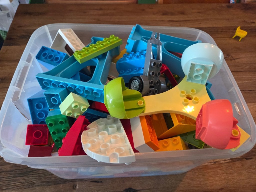 Duplo trein, blokken, autos, Ophalen, Gebruikt, Overige typen, Duplo