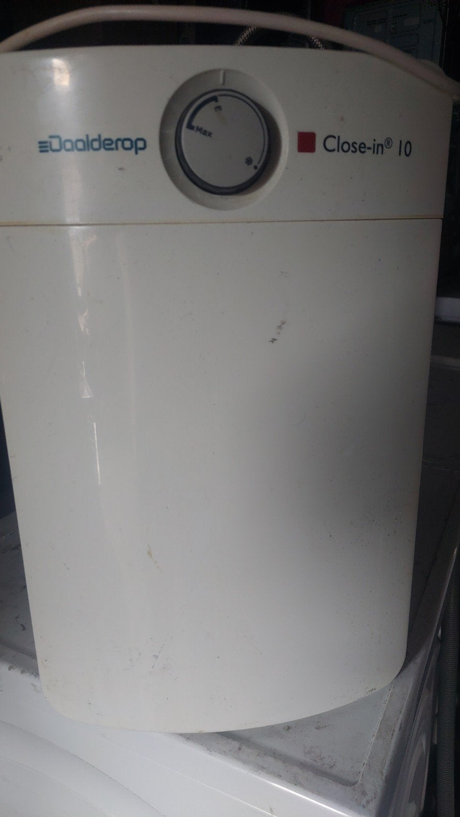 Te koop warm water  bioleer, Doe-het-zelf en Verbouw, Geisers en Boilers, Minder dan 20 liter, Ophalen of Verzenden, Boiler, Minder dan 3 jaar oud