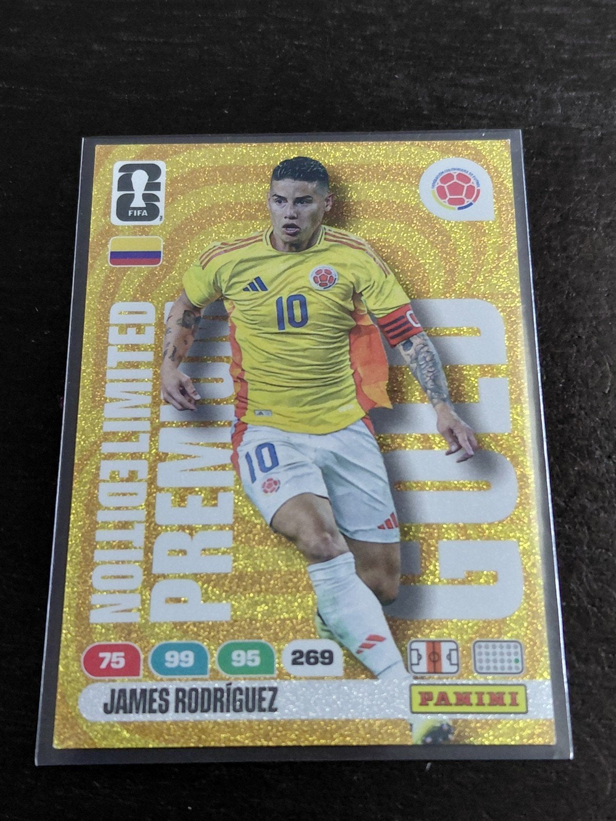 James Rodríguez Panini Adrenalyn XL FIFA WC 2026 Kaart, Ophalen of Verzenden, Zo goed als nieuw, Losse kaart