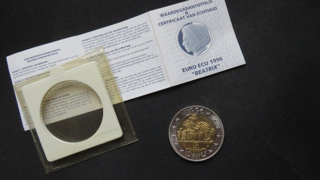 Munt van 5 euro Beatrix 1996, Postzegels en Munten, Munten | Nederland, Ophalen of Verzenden, Koningin Beatrix, Euro's, Losse munt