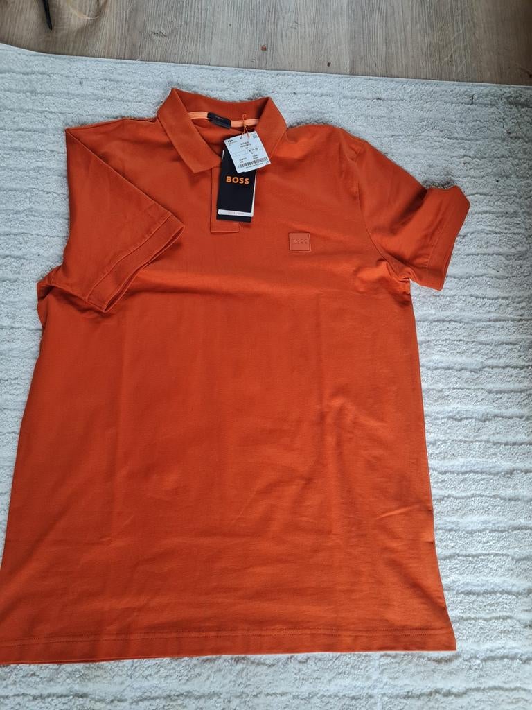 Nieuw Hugo Boss Slim Fit Polo Roestbruin  Maat L, Kleding | Heren, Polo's, Maat 52/54 (L), BOSS, Nieuw, Oranje