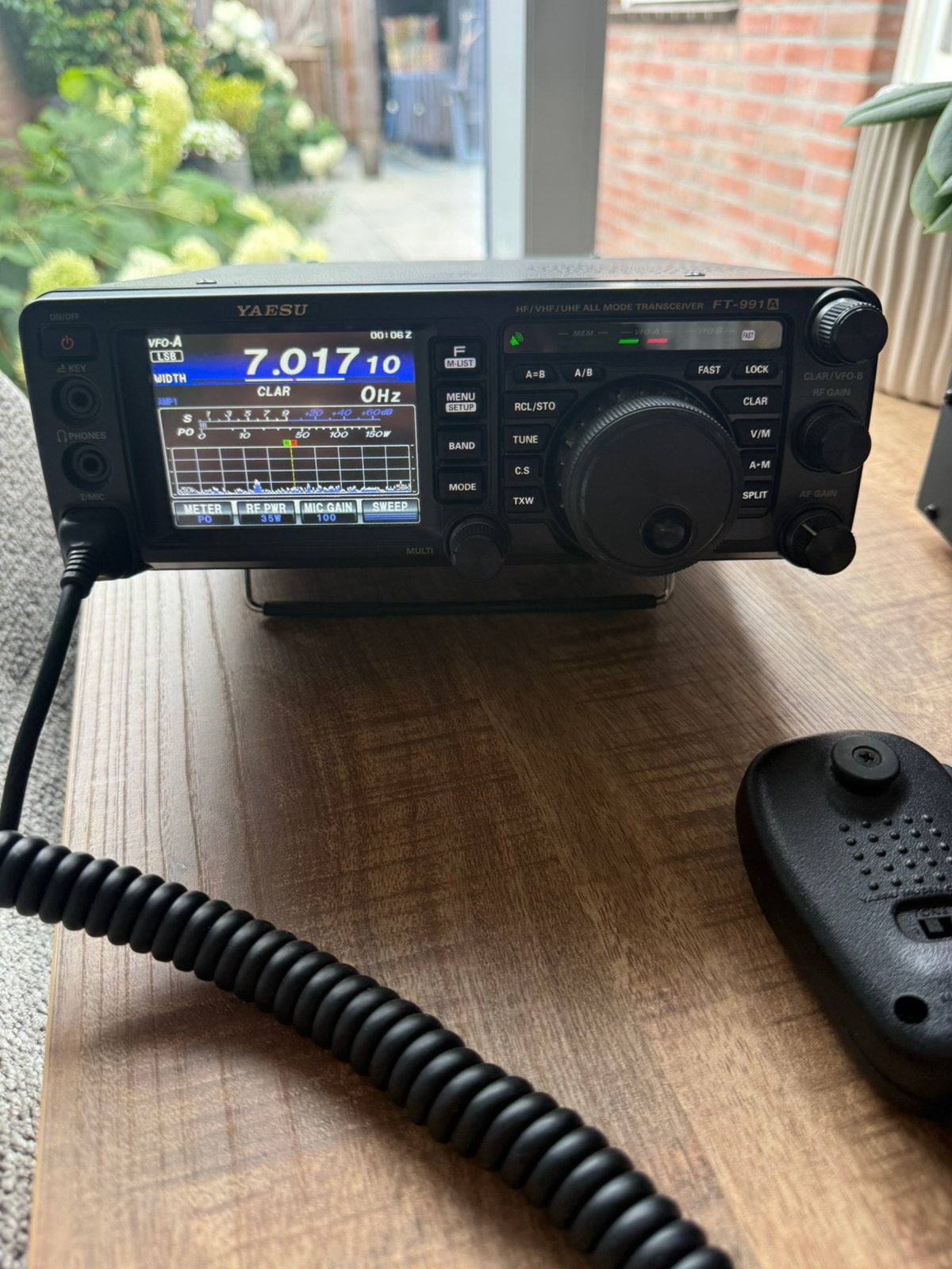 Zeer nette Yaesu FT991A  /  Allmode radio, Telecommunicatie, Ophalen, Gebruikt, Zender en Ontvanger