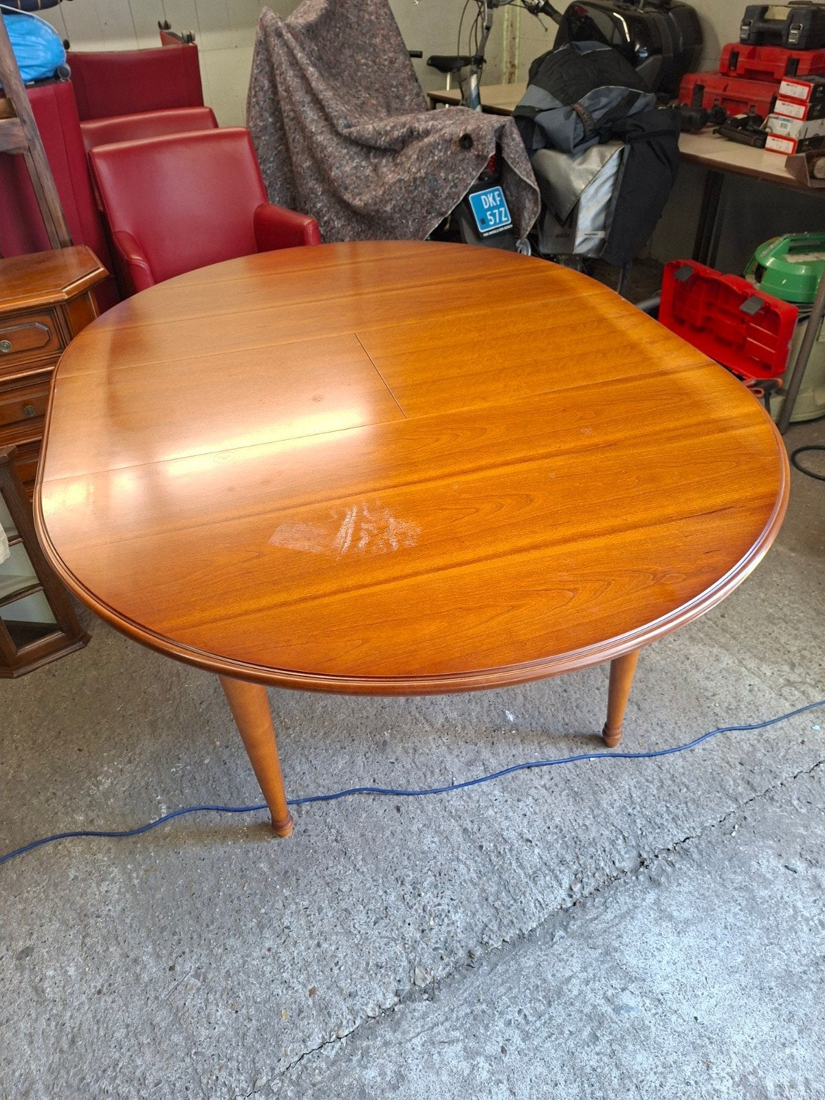 Prachtige eettafel met stoelen, Antiek en Kunst, Ophalen
