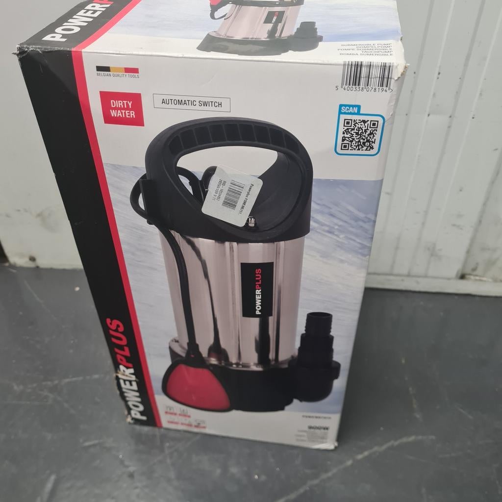 Powerplus Dompelpomp 900W - Vuilwaterpomp met Vlotter, Ophalen of Verzenden