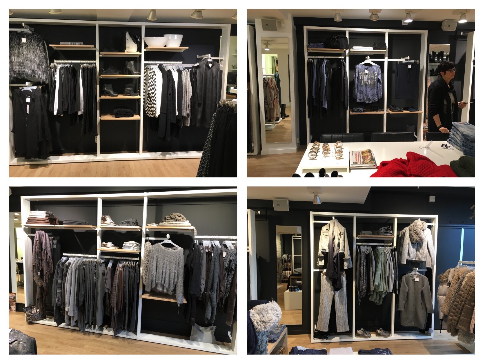Wand stellingen ongeveer 14 meter voor een kleding winkel, Zakelijke goederen, Kantoor en Winkelinrichting | Apparatuur en Telecommunicatie