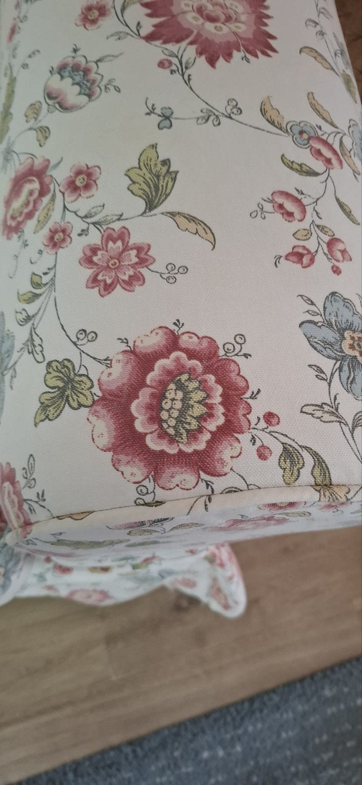Hoes Videslund patroon voor Ektorp fauteuil, Gebruikt, Overige kleuren, Bloemenpatroon, Landelijk, Ophalen of Verzenden